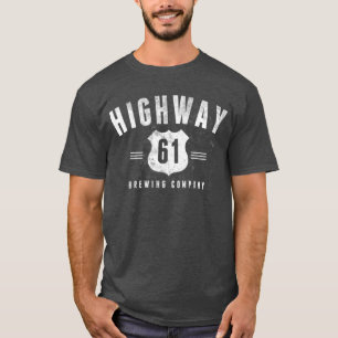 Carretera 61 que elabora cerveza - camiseta gris