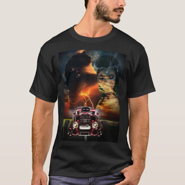 Carretera a la camiseta de los hombres del (Anverso)
