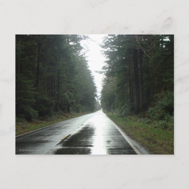 Carretera a la postal eterna (Anverso)