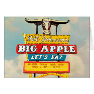 Carretera americana Rótulo restaurante
