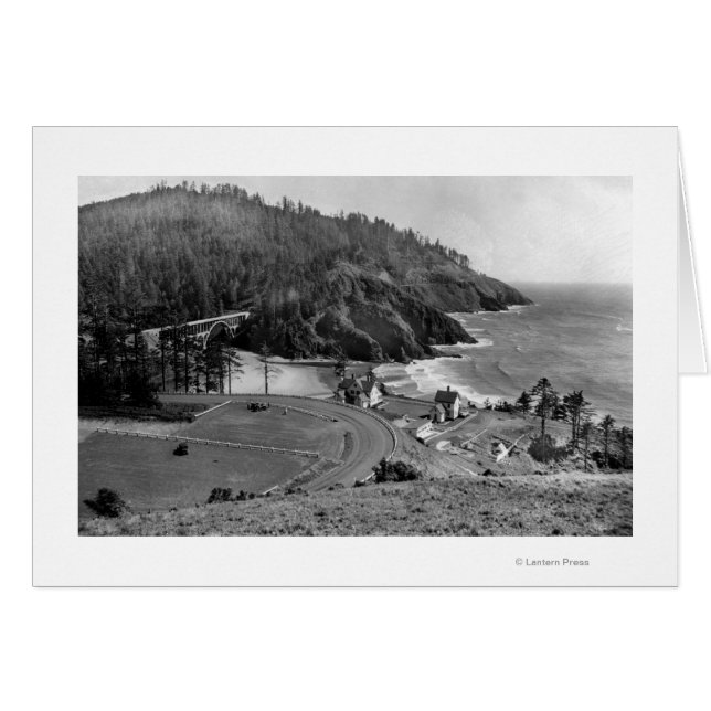 Carretera costera de Oregón en Heceta Head (Anverso (Horizontal))