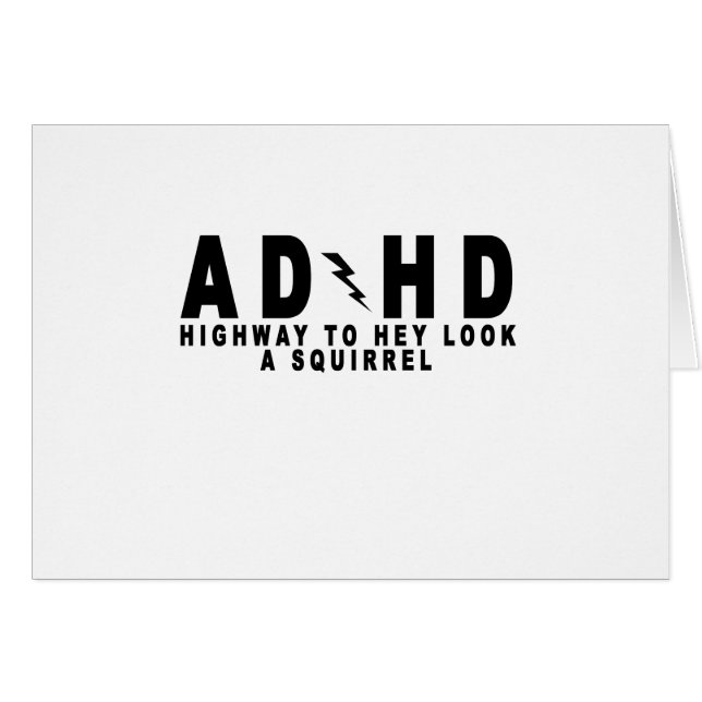 ¡Carretera de ACDC ADHD ey para mirar una ardilla! (Anverso (Horizontal))