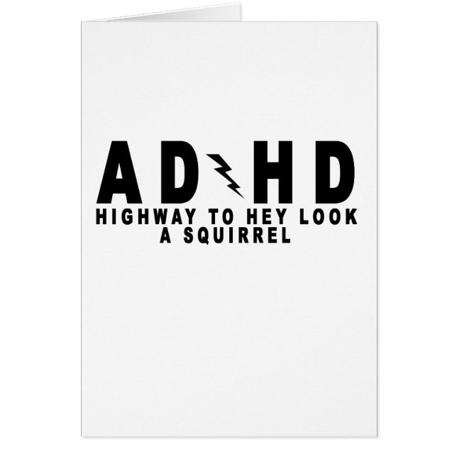 ¡Carretera de ACDC ADHD ey para mirar una ardilla! (Frente)