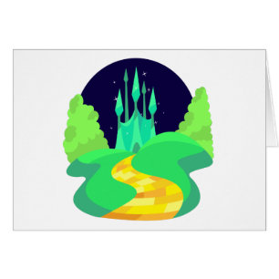 carretera de ladrillo amarillo