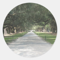 Carretera de roble en Boone Hall, Pegatinas de Cha