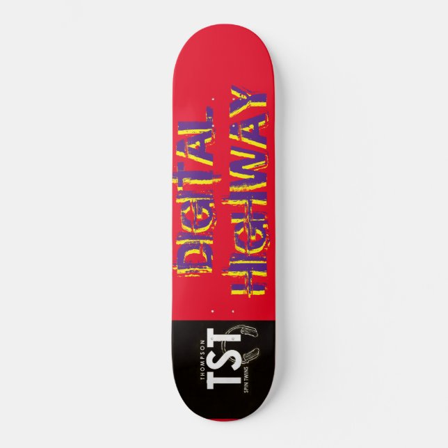 CARRETERA DIGITAL / TST / JMT SKATEBOARDS (Anverso)