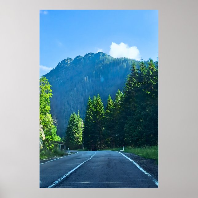 Carretera forestal de los Cárpatos – Impresión de  (Frente)
