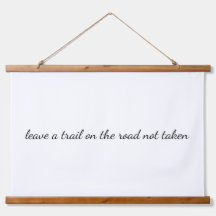 Carretera No Tomada Madera Topada Tapiz De Muro