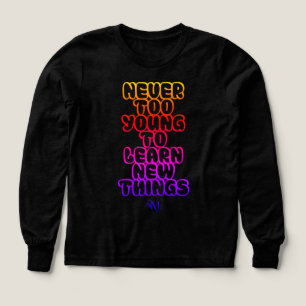 Carretera Tri-Blend: nunca demasiado joven (negro)