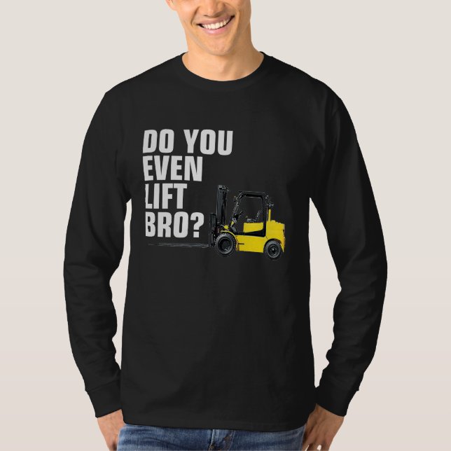 Carretilla Elevadora Divertida Camiseta de Almacén (Anverso)