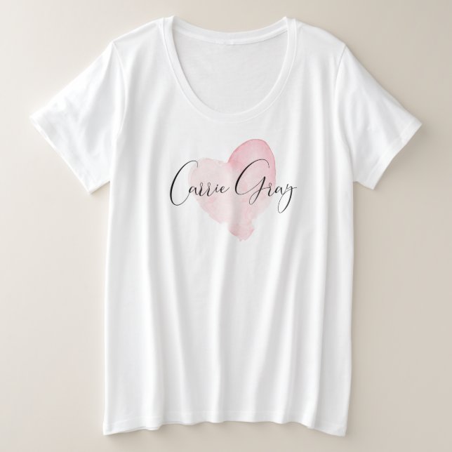 Carrie Grey Plus Tee (Anverso del diseño)
