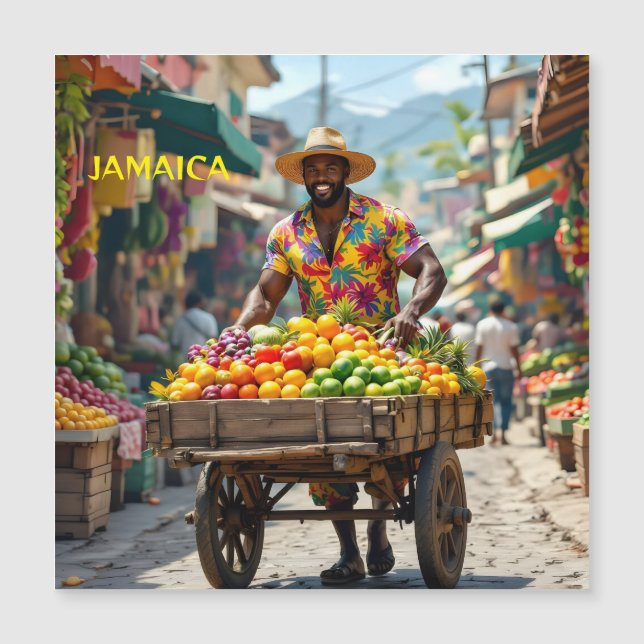 carrito de empuje de Jamaica (Anverso)