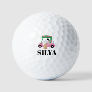 Carrito de Golf Adorable – Pelotas de Golf Minimal