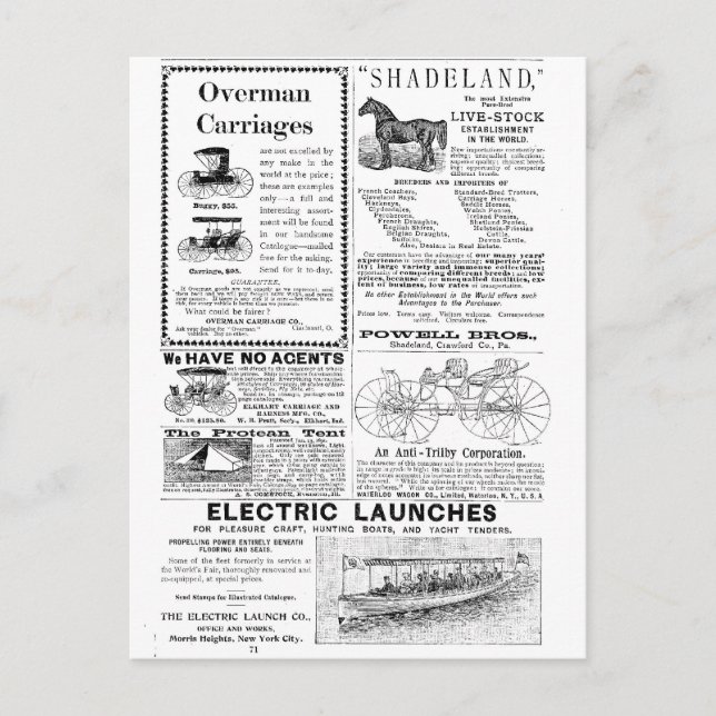 Carritos y más anuncios (Anverso)