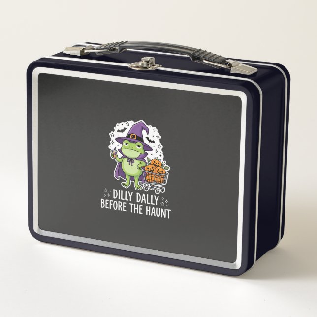 Carro de Bruja de Rana Dilly Dally de Halloween Ca (Anverso)