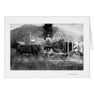 Carro de caballo dibujado