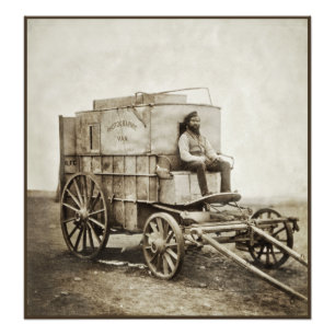 Carro de fotografía de Roger Fenton Realismo Fotog
