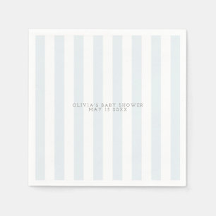 Carro de golf azul bebé ducha servilleta