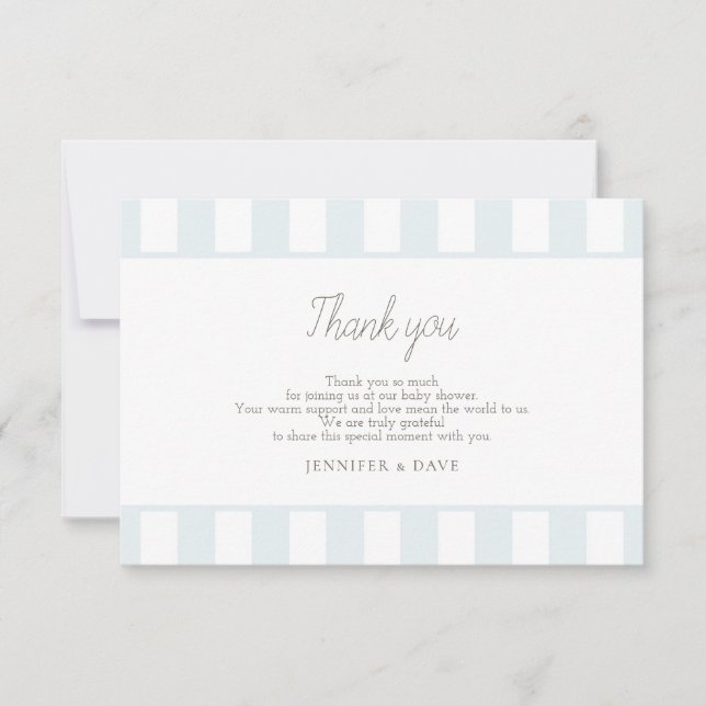 Carro de golf azul tarjeta de agradecimiento (Anverso)