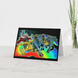 Carro de Thor - Tarjeta de Felicitación