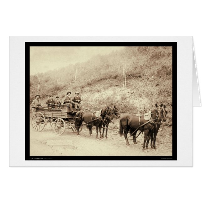 Carro SD 1890 del tesoro de Wells Fargo Deadwood (Anverso (Horizontal))