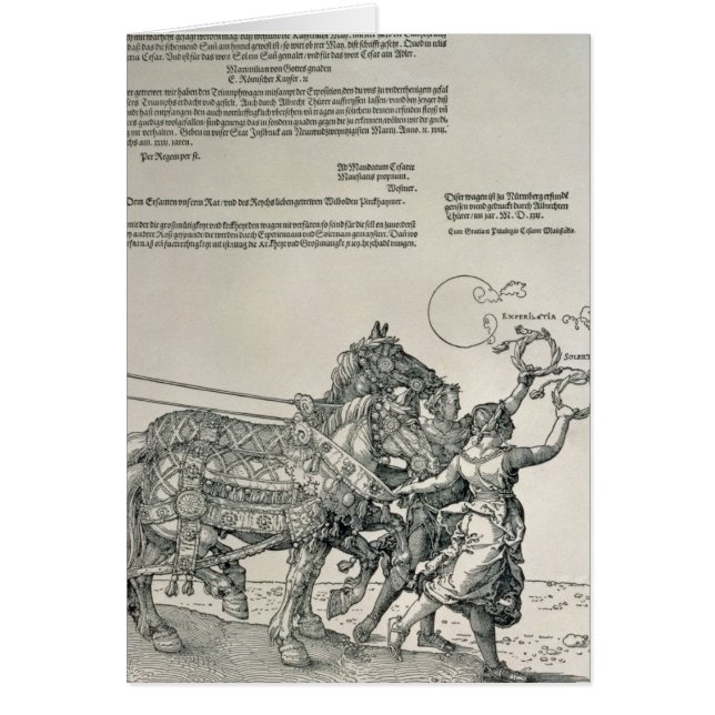 Carro triunfal del emperador Maximiliano I (Frente)