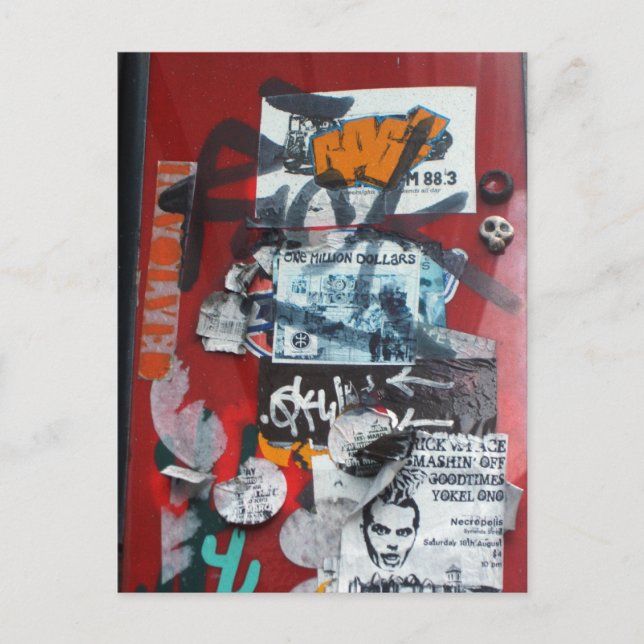 Carros con postal (Anverso)