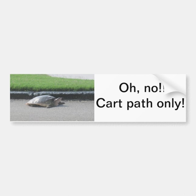 Carros de golf de la etiqueta engomada de (Frente)