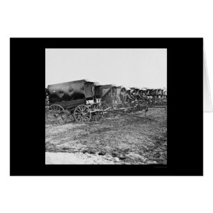 Carros y conductores 1863 de la ambulancia