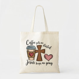 Carry Faith and Caffeine: Bolsa de café y de té de