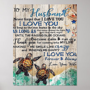 Carta a mi esposo Decoración familiar