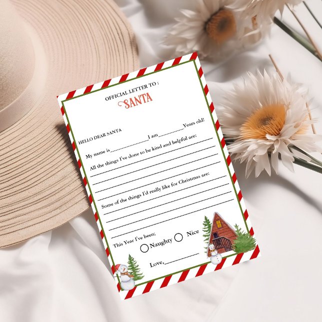 Carta a Santa para niños tarjeta de juegos de Sant (Subido por el creador)
