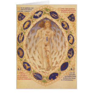 Carta Antigüa del Zodiaco Celeste, Astrología Vint