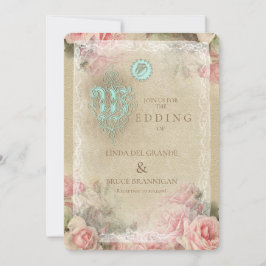 Carta antigua - Invitación a la boda