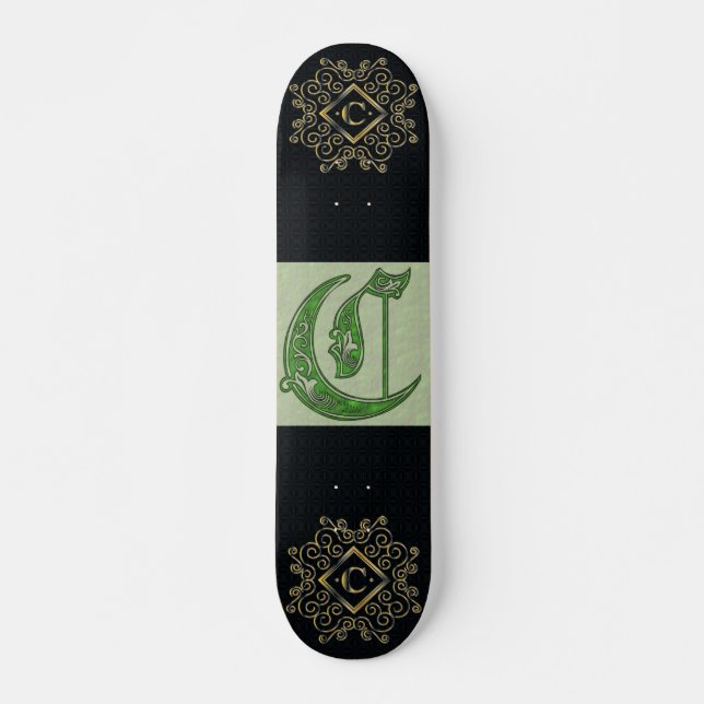 Carta C Skateboard (Anverso )