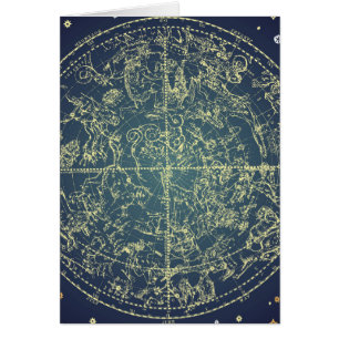 Carta celestial del espacio