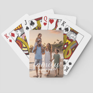 Carta clásica de juego con texto personalizado y f