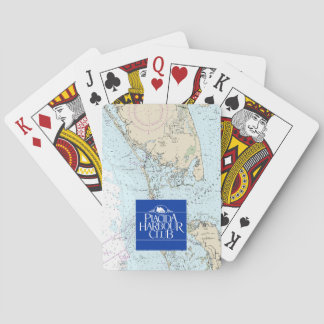 Carta clásica de los naipes del club del puerto de