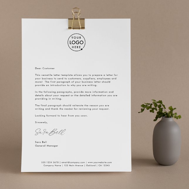 Carta Comercial | Carta con membrete firmado de ma (Subido por el creador)