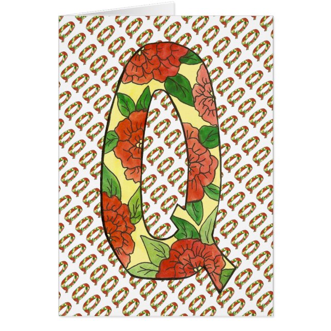 Carta con nota Q (Frente)