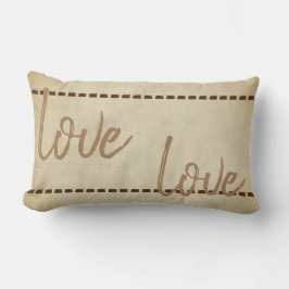 carta de amor almohada estilo moda rústico estilo