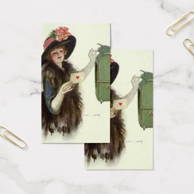 Carta de amor de Día de San Valentín victoriana vi (Oficina)