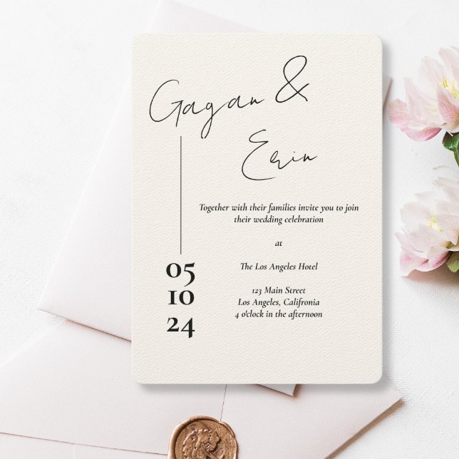 Carta de amor en blanco y negro Invitaciones a la  (Subido por el creador)
