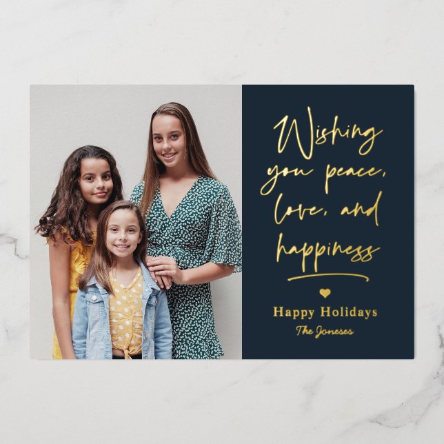 Carta de amor Tarjeta de Navidades de tarjetas de  (Anverso)