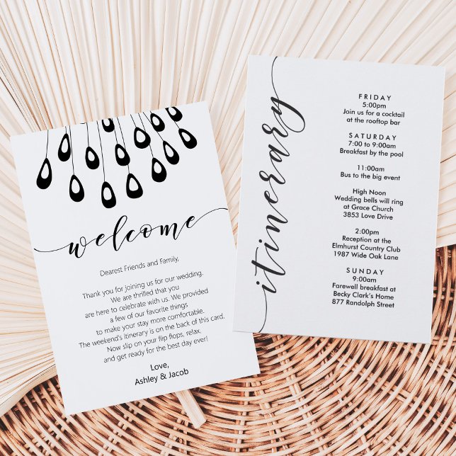 Carta de bienvenida Peacock con estilo y tarjeta t (Subido por el creador)