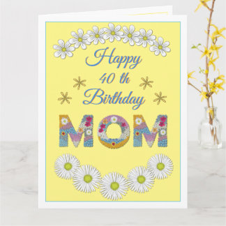 Carta de flores tarjeta de cumpleaños personalizad