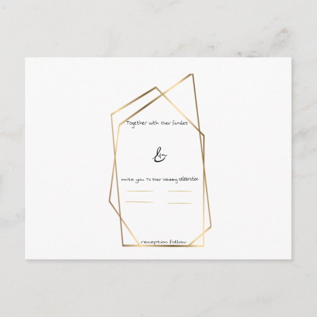 Carta de invitación (Anverso)