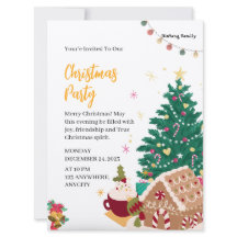 Carta de Invitación a la Fiesta de Navidad