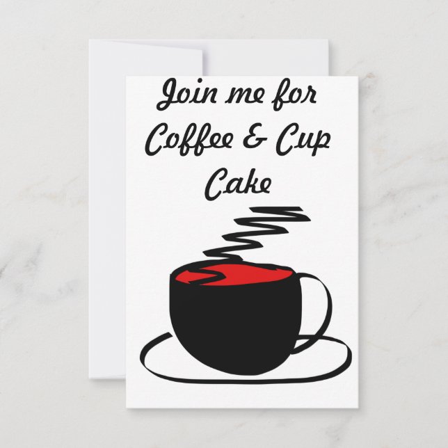 carta de invitación al café (Anverso)
