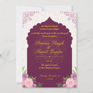 carta de invitación de boda